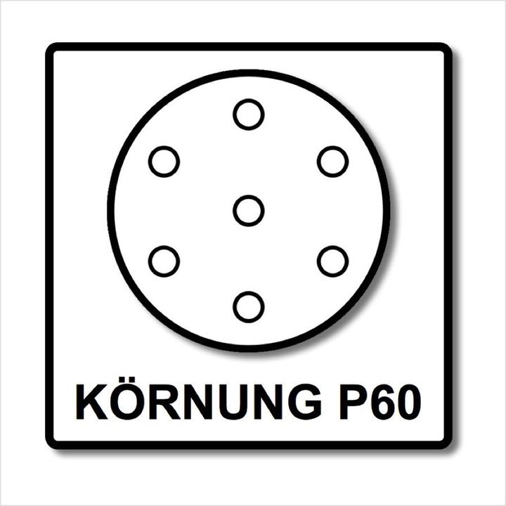 Produktbild Festool Schleifscheibe STF D125/8 P60 GR/50 (P60)