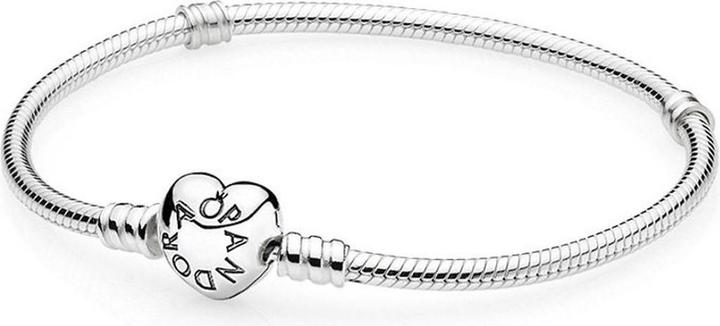 Pandora Bracelet avec fermoir en forme de coeur (16 cm, Argent)