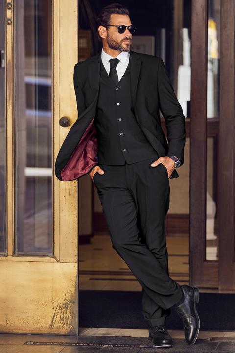 Actual product image JP1880 Classic Two Button Stretch Suit Jacket (54)