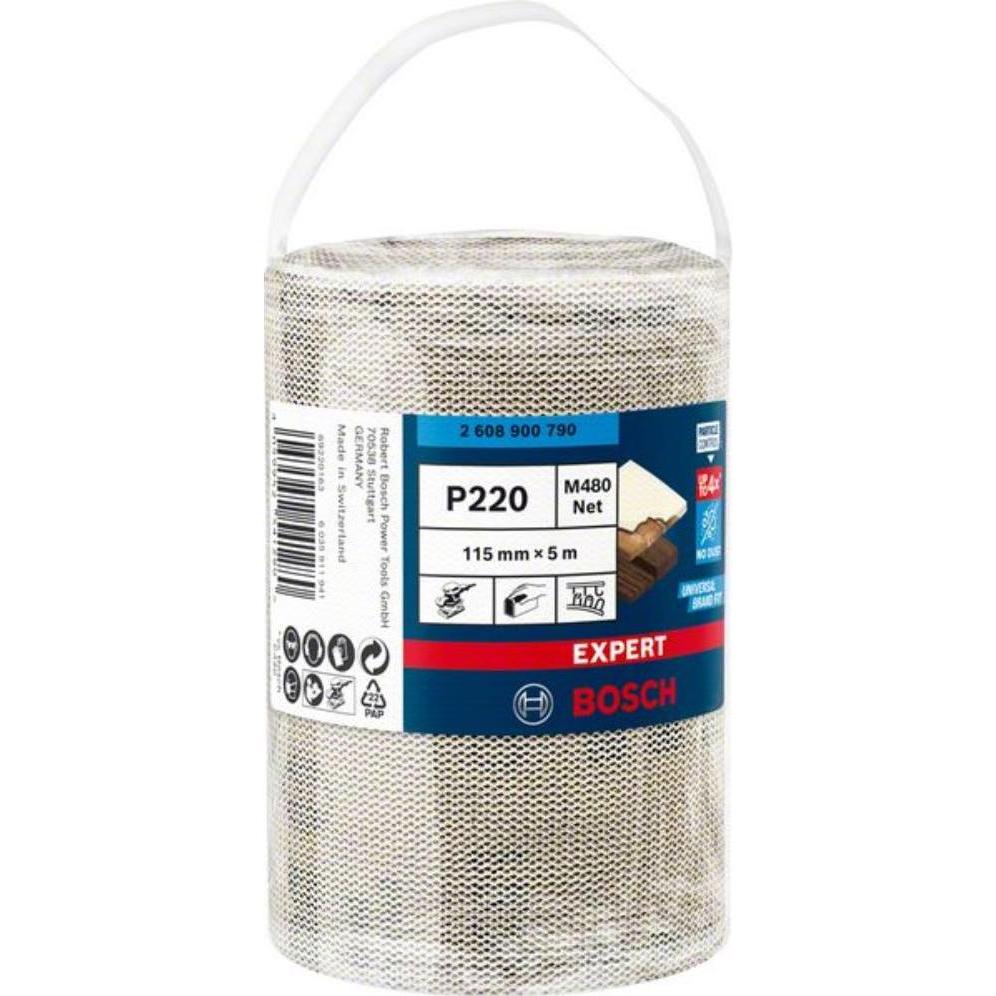 Thumbnail - Bosch Professional Zubehör, Schleifmittel, EXPERT M480 Schleifnetzrolle, 115 mm, 5 m, G 220 (220)