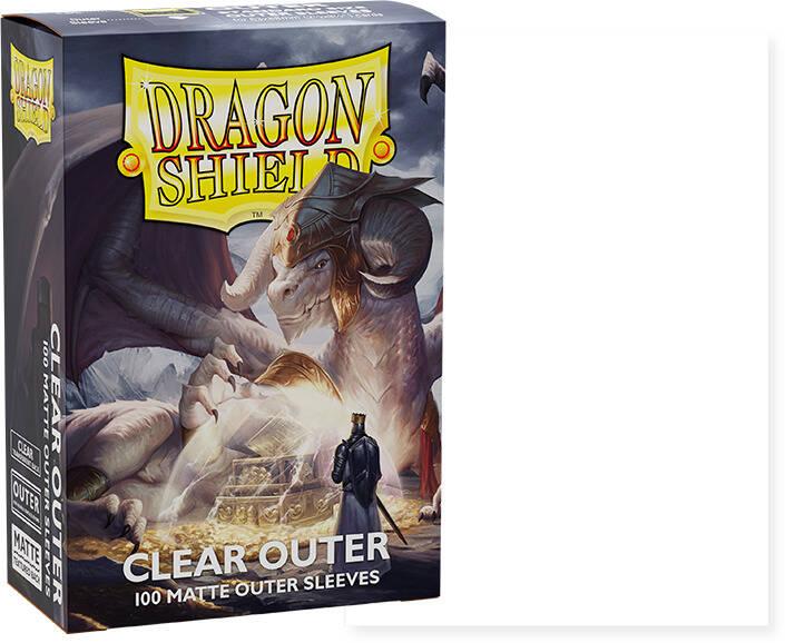 Actual product image Arcane Tinman Outer Sleeves Dragon Shield Matte (x100)