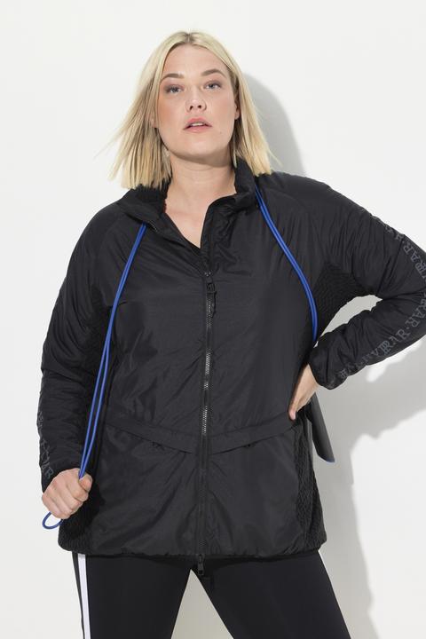 Produktbild Ulla Popken Funktionsjacke, Stehkragen, Kapuze, 2-Wege-Zipper (46, 48)