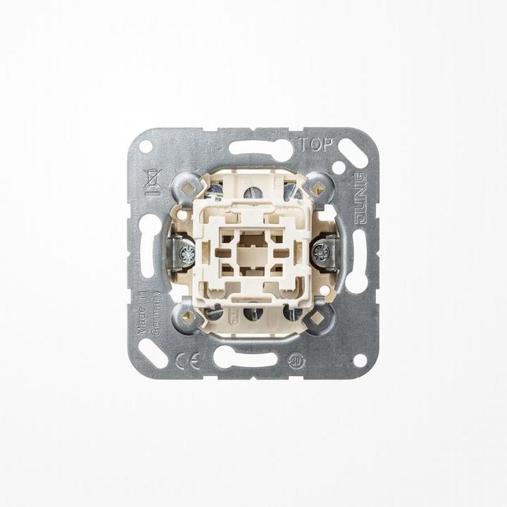 Actual product image JUNG Pushbutton 10AX 250Vchangeover 2-pole