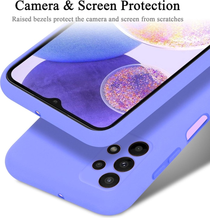 Actual product image Cadorabo TPU Liquid Silicone Case Cover for Samsung Galaxy A23 4G / 5G (Samsung Galaxy A23, Samsung Galaxy A23 5G)