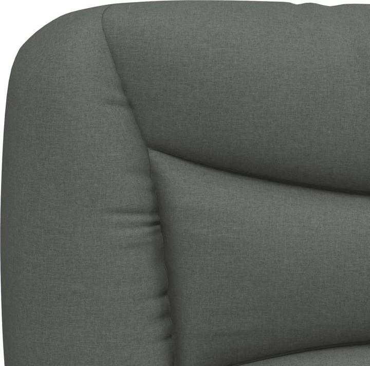 Actual product image vidaXL Bed frame with fabric headboard (120 x 200 cm)