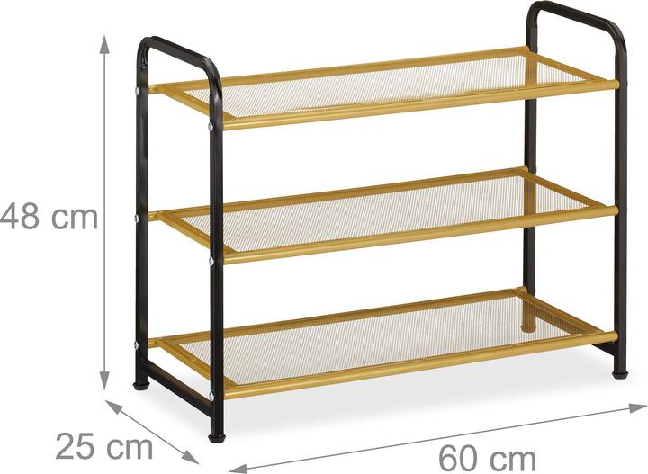 Actual product image Relaxdays Shoe rack (60 x 25 x 48 cm)