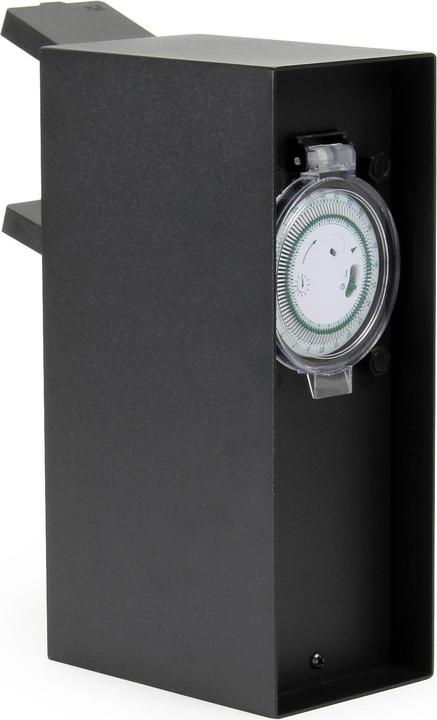 Image du produit Wiltec 2-Multiprise de Jardin Usage extérieur Acier fin 2 Voies Borne Indice IP44 avec Minuterie