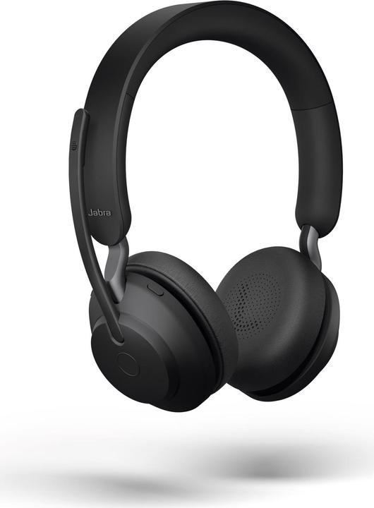 Actual product image Jabra Headset Evolve2 65 Duo UC Black, USB-A, charging cradle (Wireless, USB-A)