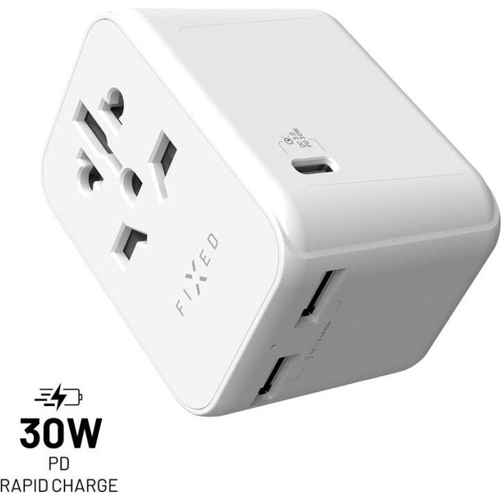 Fixed, Reiseadapter, Voyager 30W Reiseadapter für EU, UK und USA/AUS