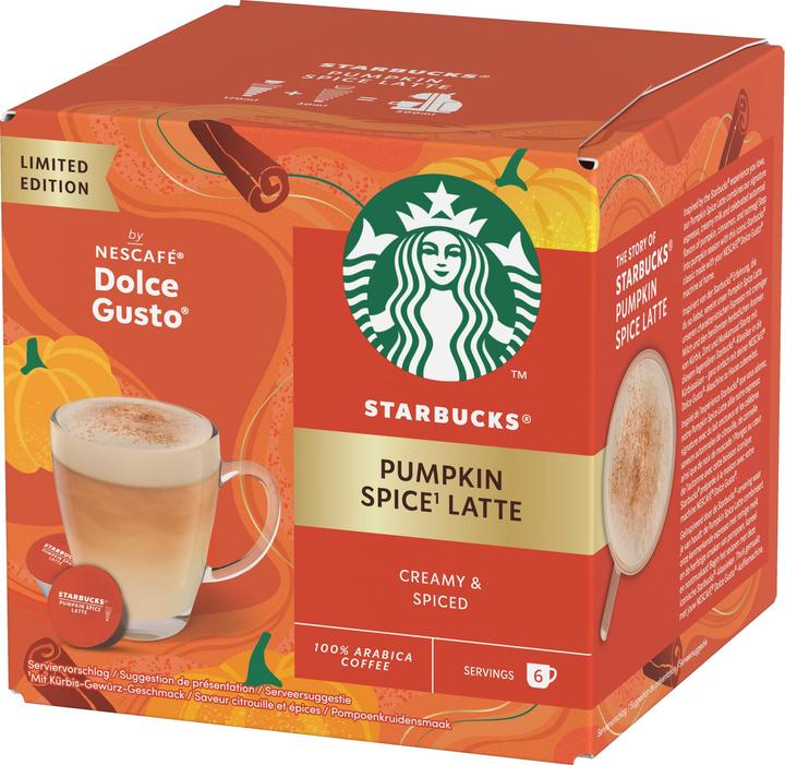 Immagine prodotto Starbucks Latte alla spezia di zucca di Nescafé Dolce Gusto (6 x Porta.)