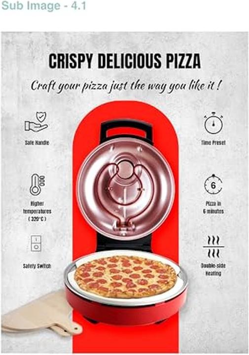 Produktbild Bestron Pizza Maker, rot