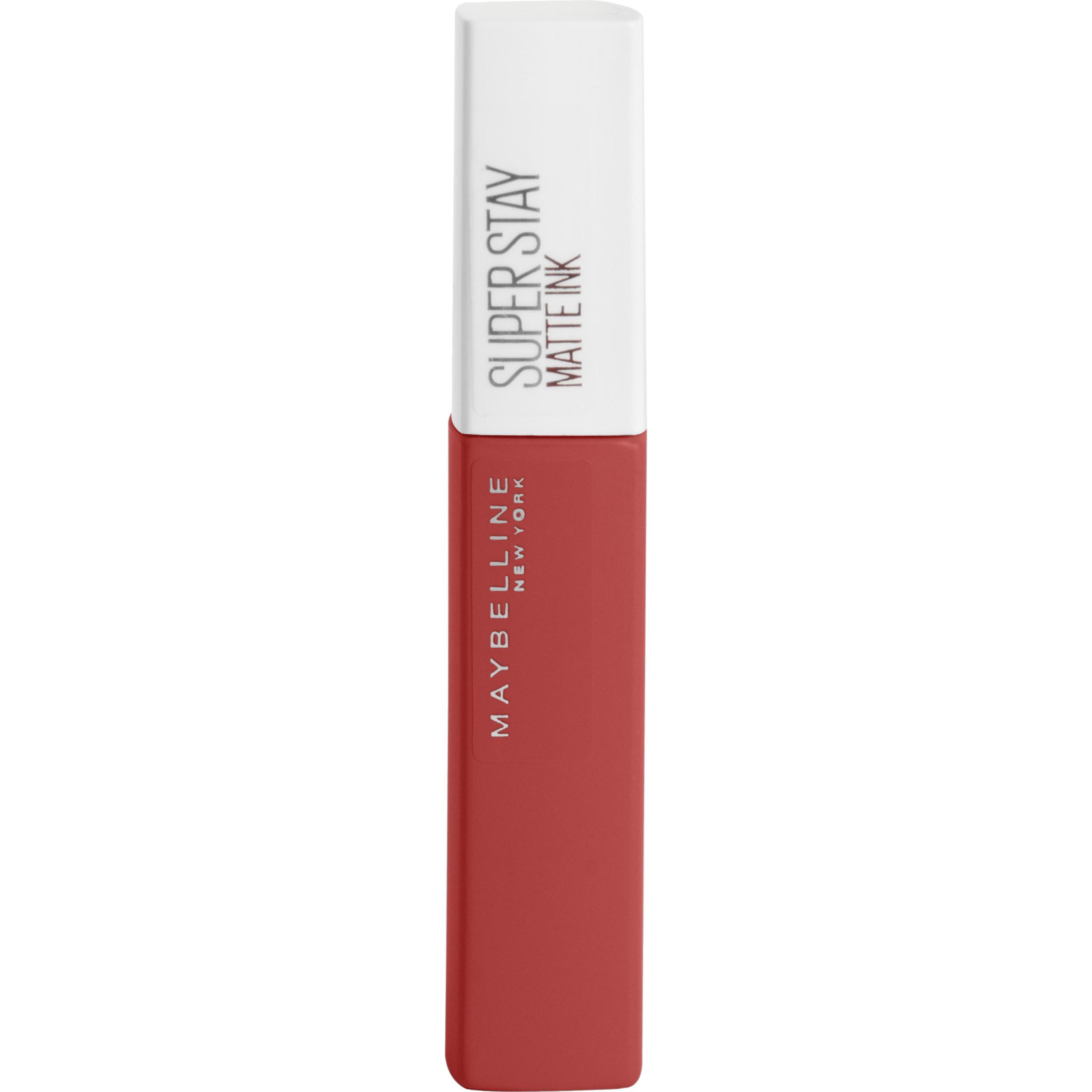 Maybelline New York Rosa Rossetto + Lucidalabbra, Inchiostro Super Stay Matte (130 Autoscatti)
