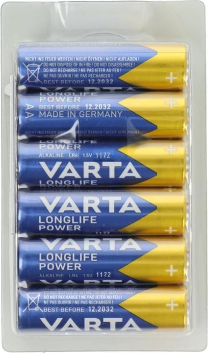 Actual product image Varta Longlife Power (12 pcs., AA, 2970 mAh)