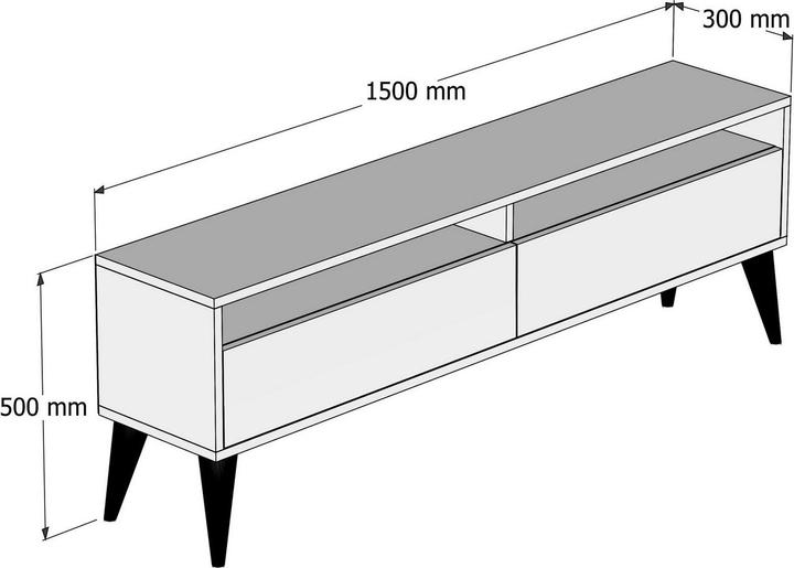 Immagine prodotto Hanah Home Mobili per la TV (150 x 30 x 50 cm)