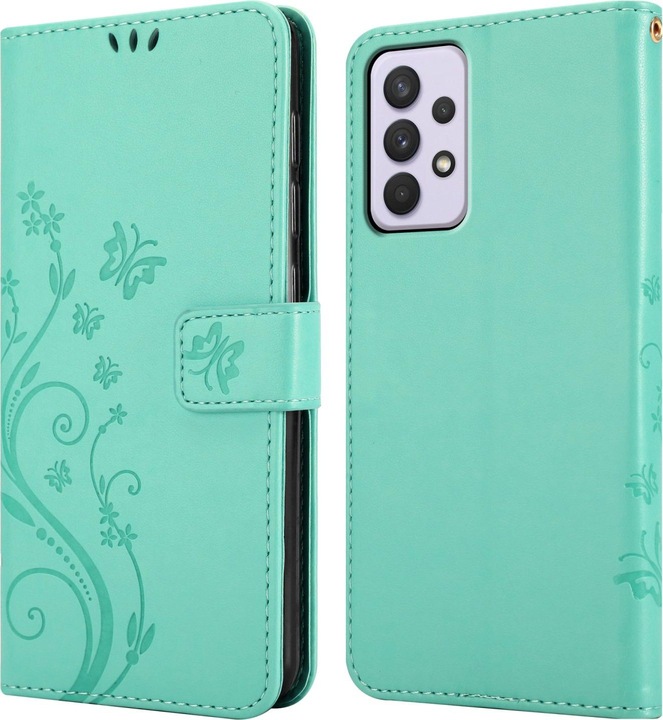 Actual product image Cadorabo Flower Book cover (Samsung Galaxy A33 5G)