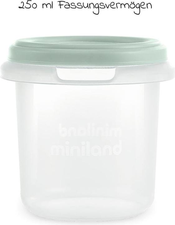 Produktbild Miniland SET 4 HERMISIZED MINT 250ML