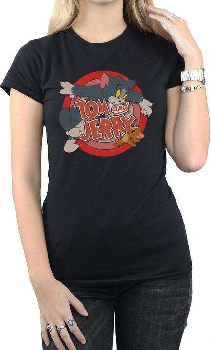 Actual product image Tom & Jerry Womens/Ladies Catch Cotton T-Shirt (S)