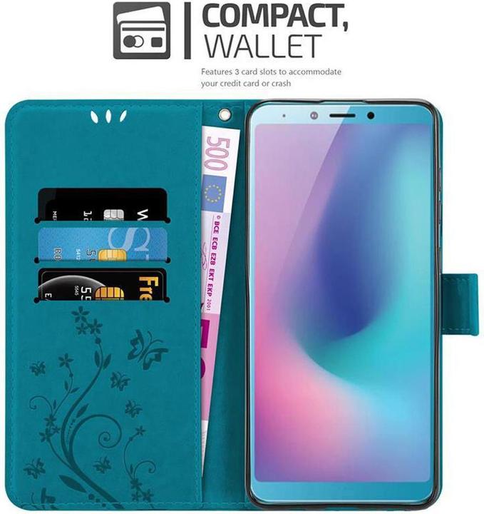 Produktbild Cadorabo Flower Book Cover (Samsung Galaxy A6s)