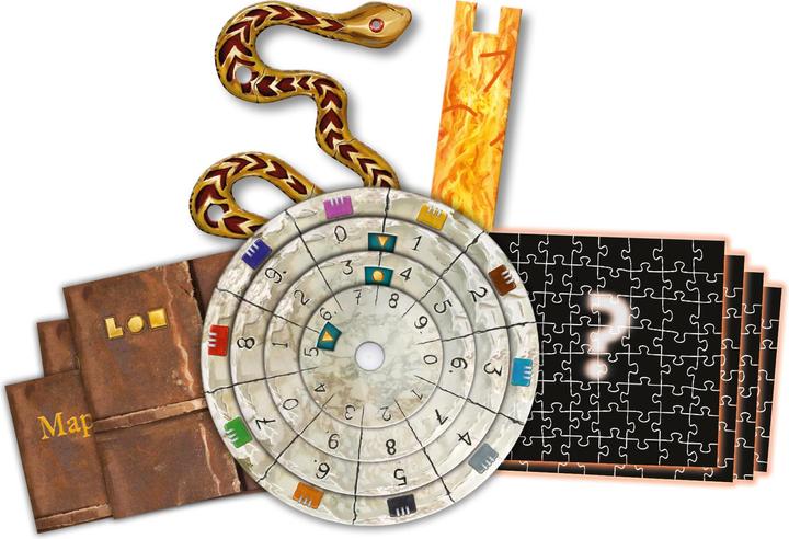 Actual product image Thames & Kosmos EXIT: The Sacred Temple (with Jigsaw Puzzles) Board Game Strategy (German)