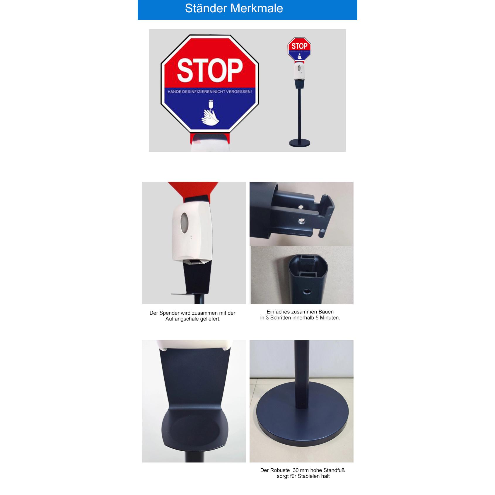 cyoo, Desinfektionsmittelspender, Desinfektionsspender Berührungslos Premium