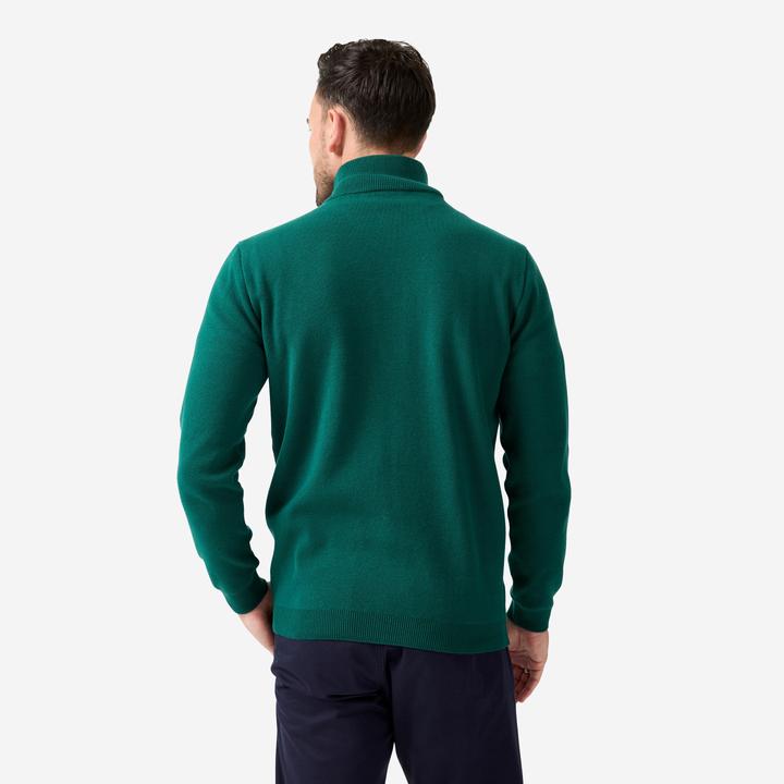 Immagine prodotto Inesis Herren Golfpullover mit Stehkragen und Reissverschluss - MW500 grün (S)