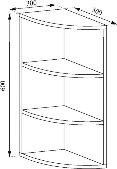 Actual product image Vicco Ecki (30 x 60 x 30 cm)
