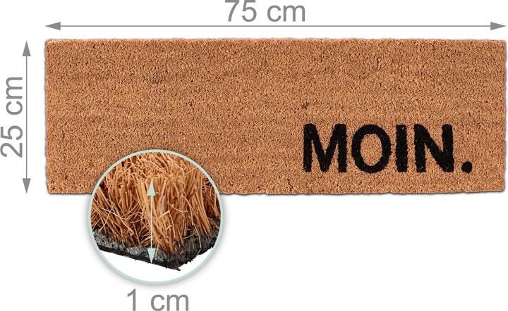 Produktbild Relaxdays Kokosfussmatte (25 x 75 cm)