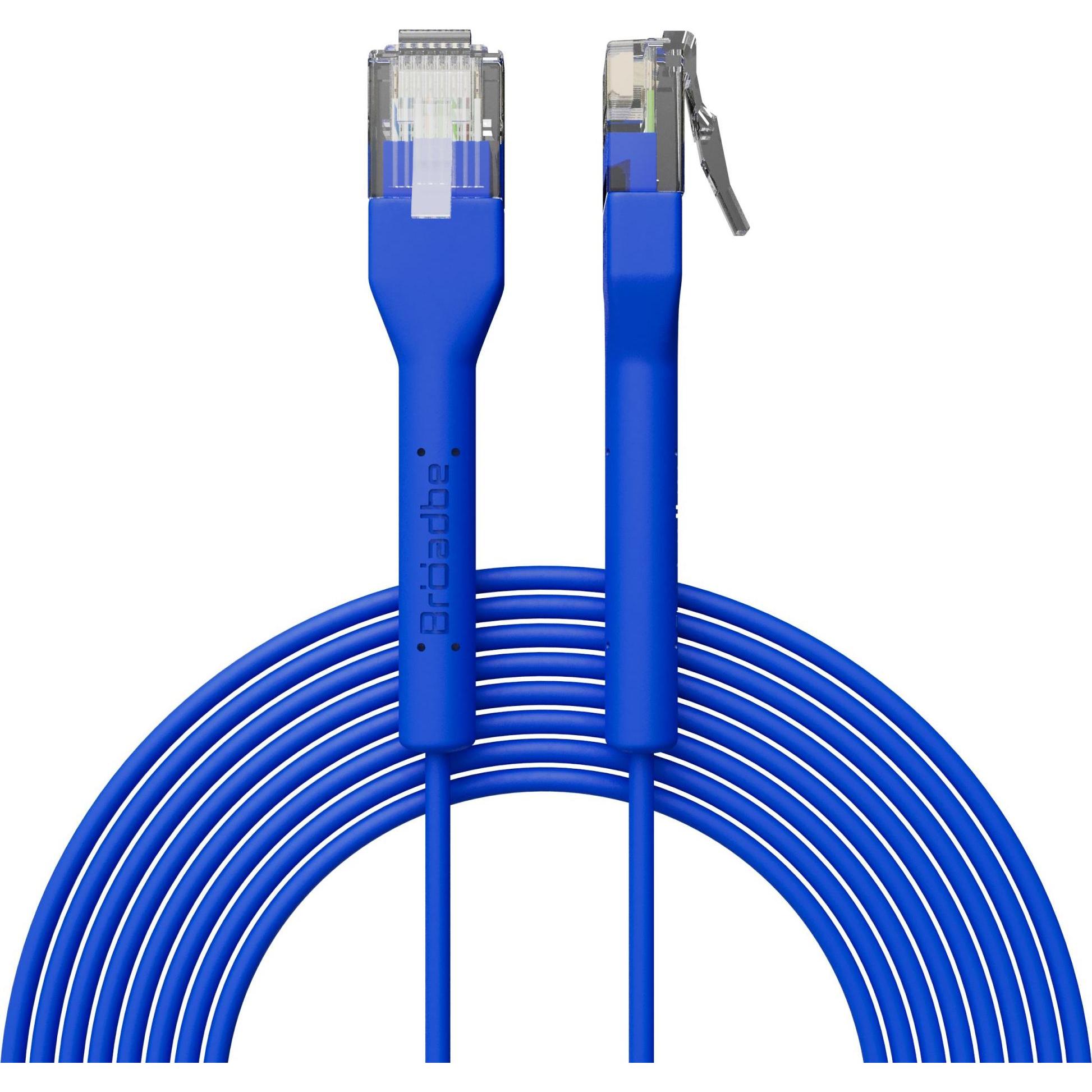 Broadbe Slim Patch Cable 5G Blue 1m Cable-Patch-Cat6-BL-1M-Slim (CAT6, 1 m), Cavo di rete