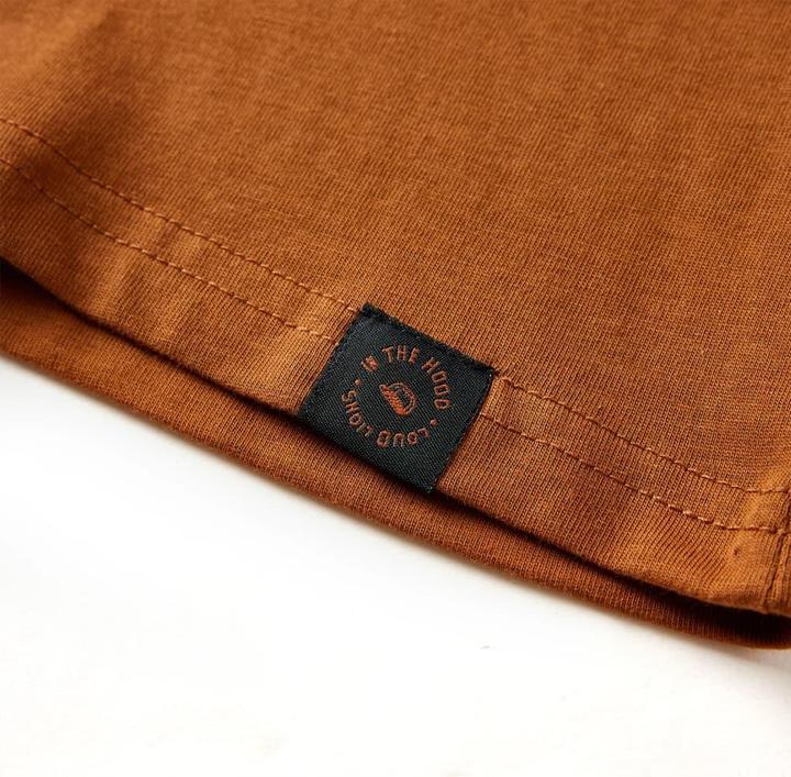 Immagine prodotto VidaXL Camicia da bambino a maniche lunghe Cognac 128,Materiale: 100 (128)