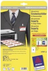 Produktbild Avery Einsteckschilder