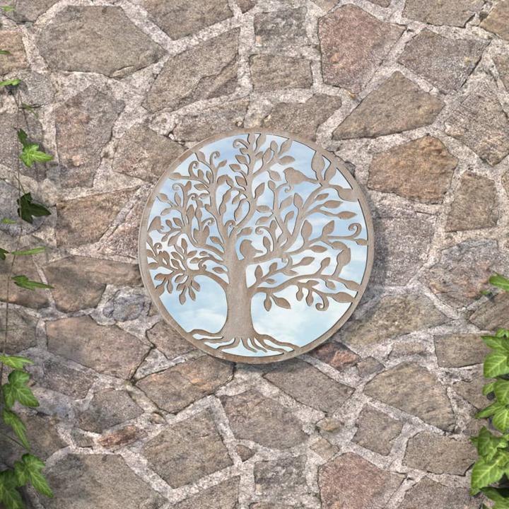 Actual product image vidaXL runder Gartenspiegel (40 cm)