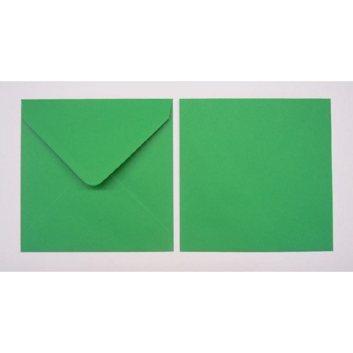 Thumbnail - Blanke, Briefumschlag, Briefumschläge 130x130mm 100g/qm gummiert VE=100 Stück dunkelgrün (100 x)