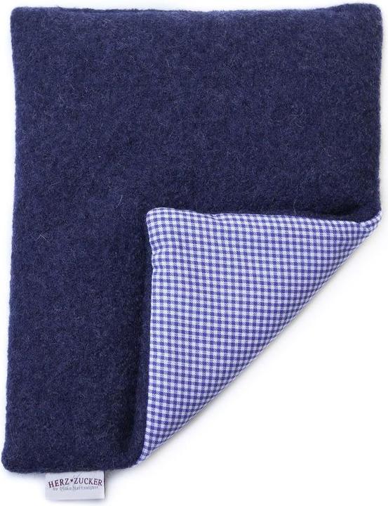 Square, Woolen wool blue