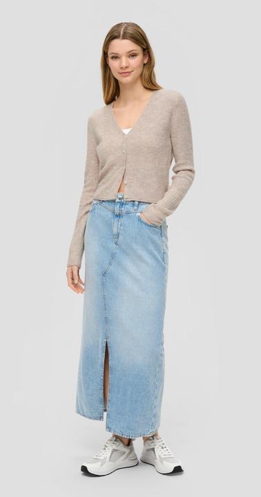 Produktbild s.Oliver Strickjacke Strickjacke mit V-Ausschnitt (S)