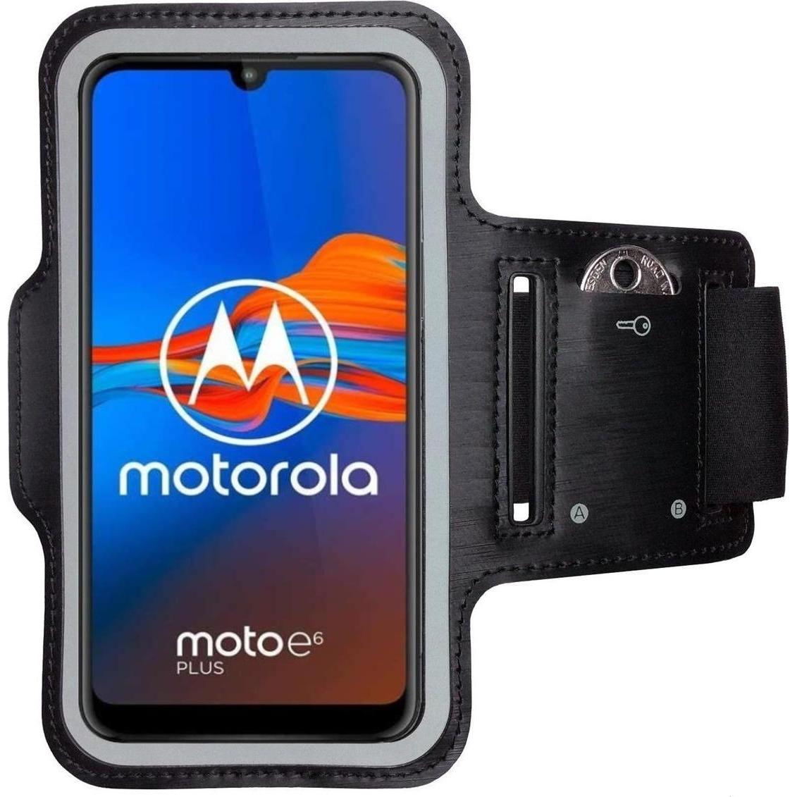 CoverKingz Sportarmband für Motorola Moto E6 Plus, Smartphone Sportarmband, Schwarz