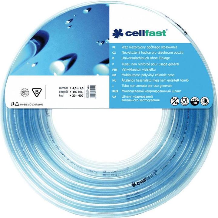 Cellfast GENERAL PURPOSE HOSE, NOT REINFORCED 8.0 x 1.5 x 50 m (50 m, 8 mm)