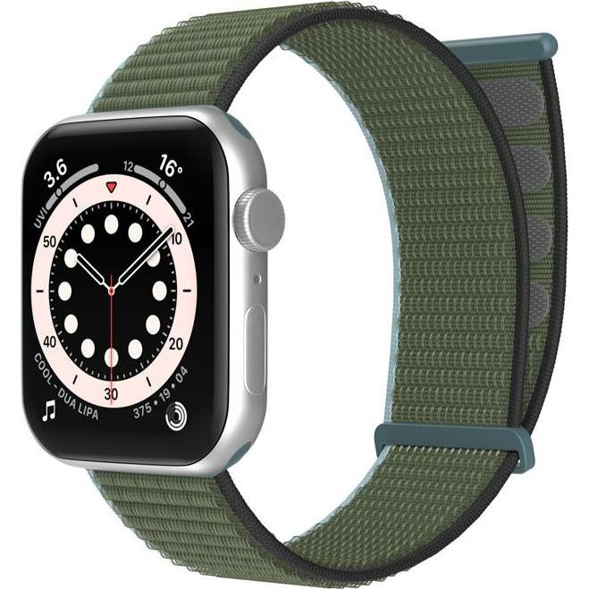 Strap-it Armband (Nylon, Apple Watch), Uhrenarmband, Grün