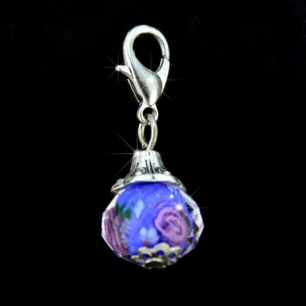 Actual product image Hermex Charm pendant for Thomas Sabo / Pandora bracelet - Blue (Stainless steel)