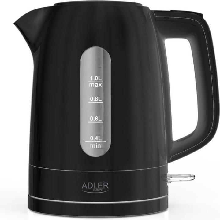 Produktbild Adler Elektrischer Wasserkocher AD 1380B schwarz (1 l)