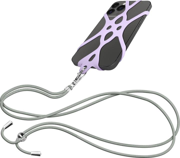 Actual product image Avizar Cell phone chain, adjustable nylon strap