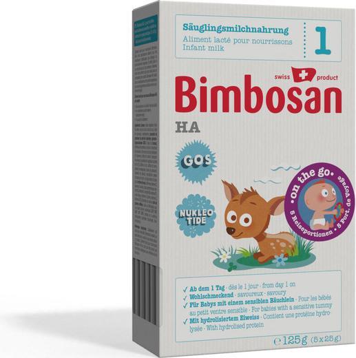 Actual product image Bimbosan HA 1 (125 g, from birth)