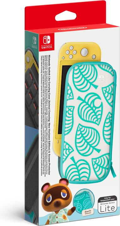 Produktbild Nintendo Switch Lite-Tasche (Animal Crossing: New Horizons-Edition) & -Schutzfolie (Switch Lite)