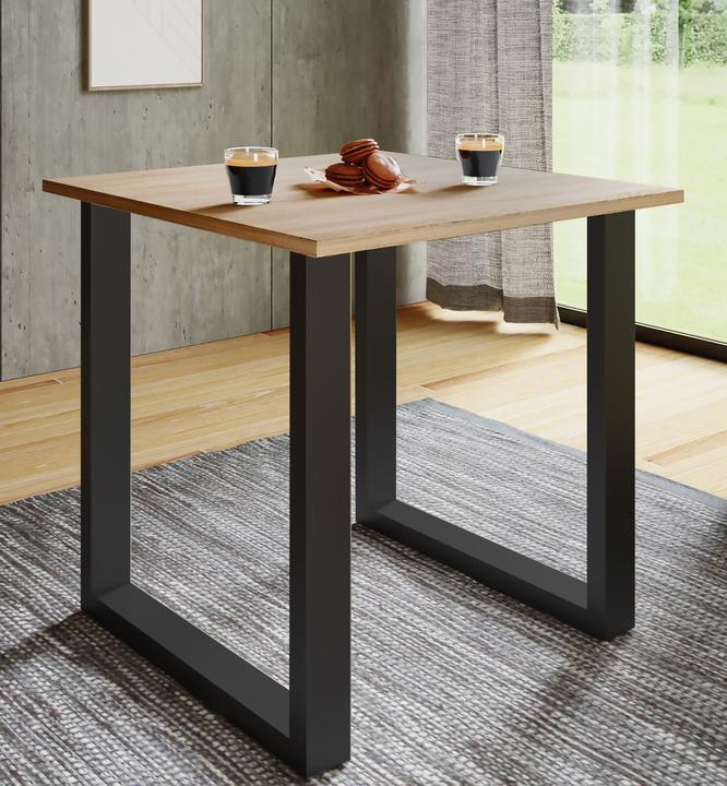 Produktbild VCM Premium Esszimmertisch Holztisch Esstisch Tisch "Xona U" (80 x 50 x 76 cm)