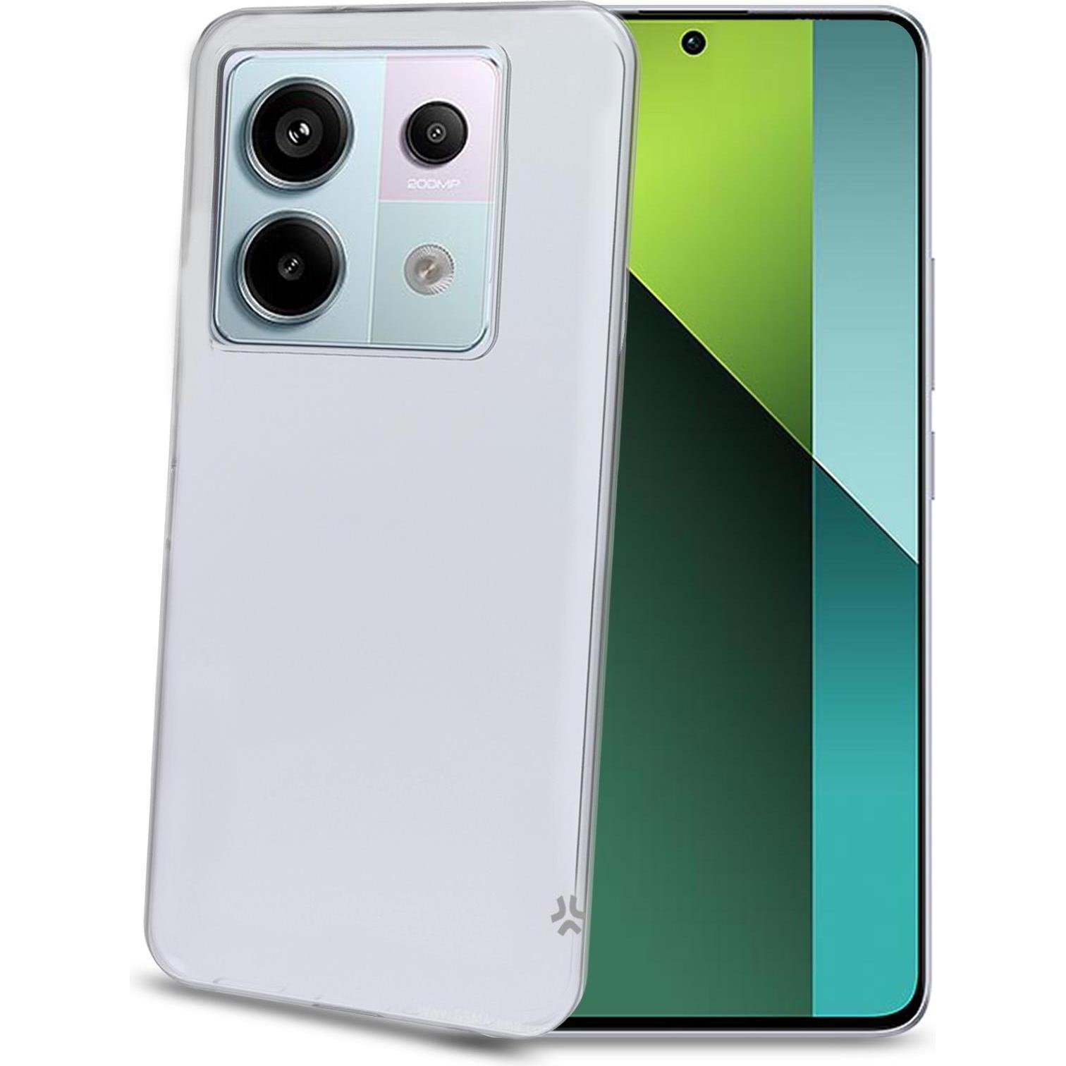 Celly Tpu Cover per Redmi Note 13 (Xiaomi Redmi Note 13 Pro 5G), Cover smartphone, Trasparente