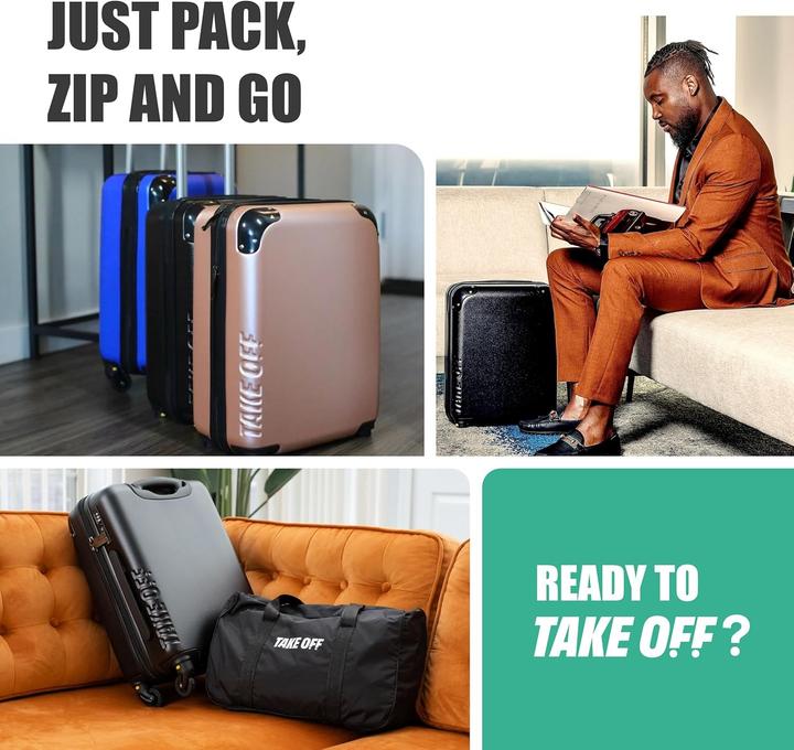 Actual product image Take Off Luggage Personal Item Suitcase