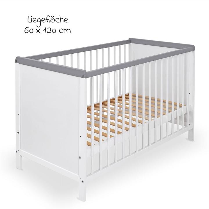 Actual product image jonka Gitterbetten Babybett und Kinderbett Sina 60 x 120 cm