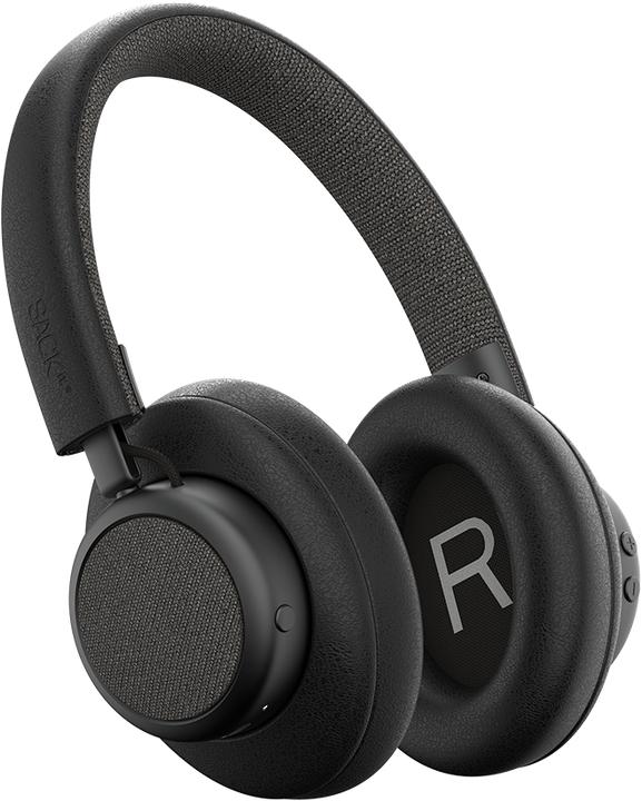 Actual product image SackIT TOUCHit Headphones Wired & Wireless Headband Call/Music Bluetooth Black (Wireless)