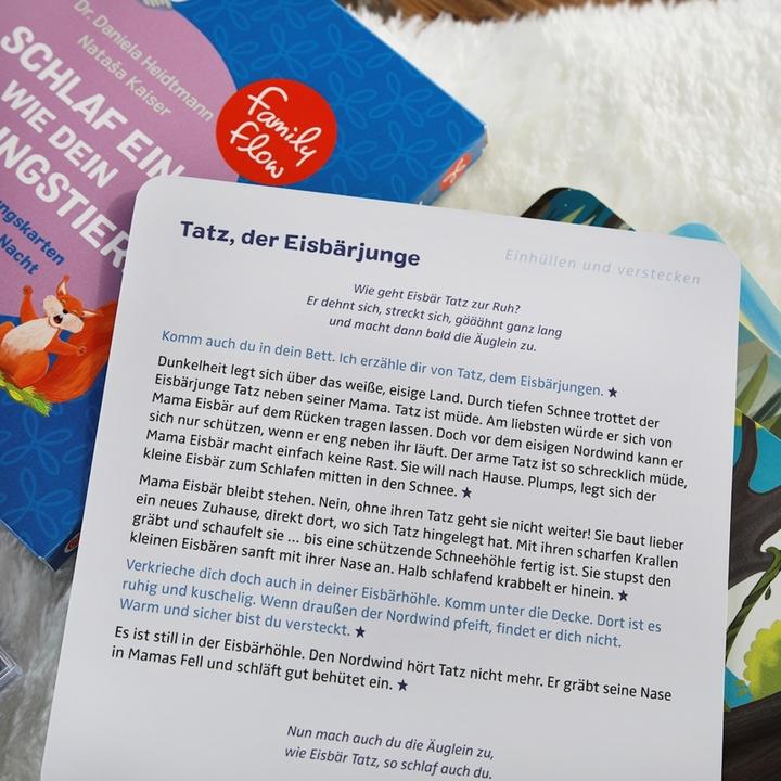 Productafbeelding FamilyFlow. Schlaf ein wie dein Lieblingstier (Duits, Daniela Heidtmann, Natasa Kaiser, 2023)