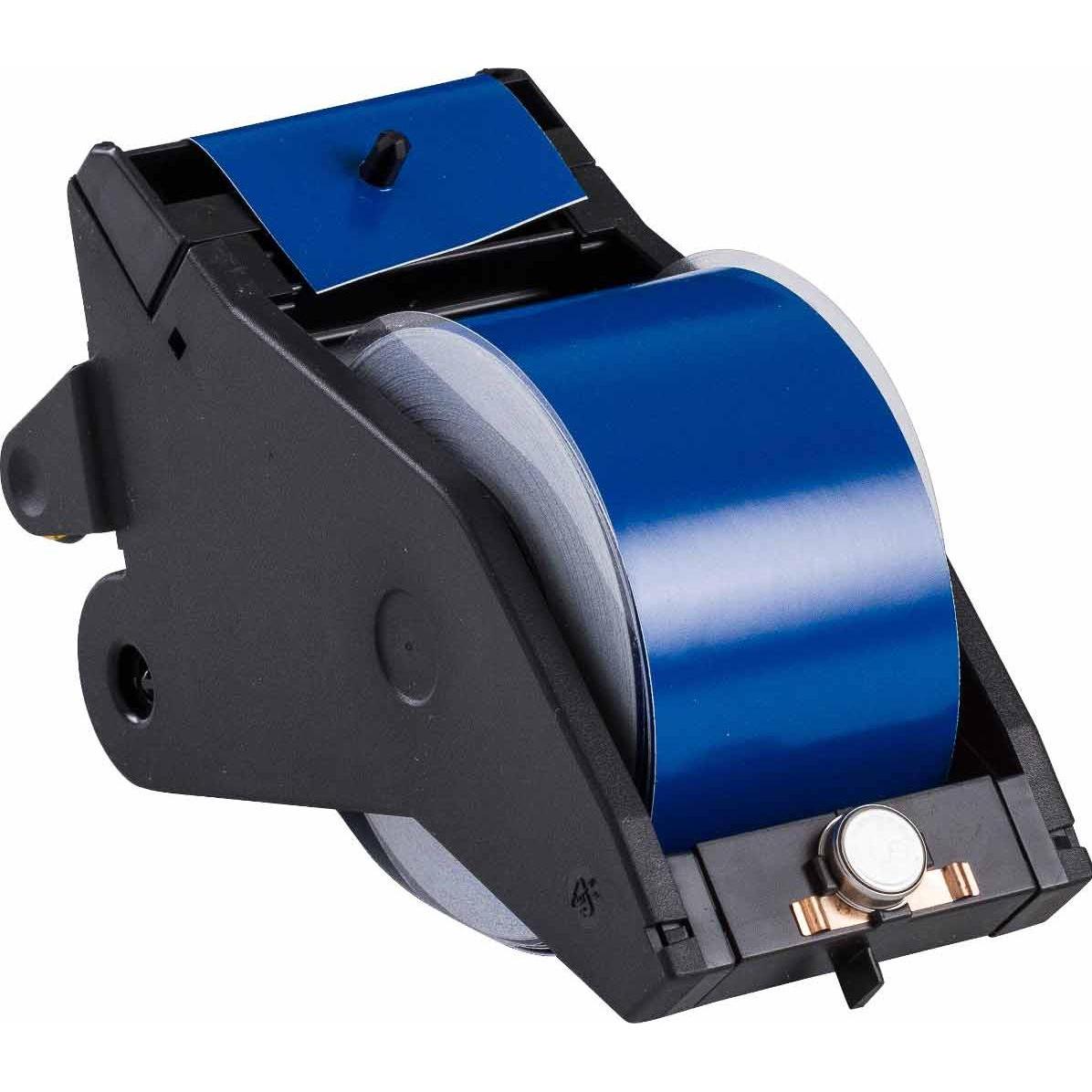 Brady B-595, Vinyl, Weiss auf Blau, 57mm x 27m, f. LabelizerPlus/Versprinter (57 mm) (142775)