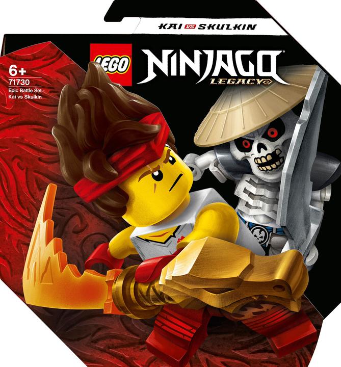 Immagine prodotto LEGO Set di battaglia: Kai contro Skulkin (71730, LEGO Ninjago)